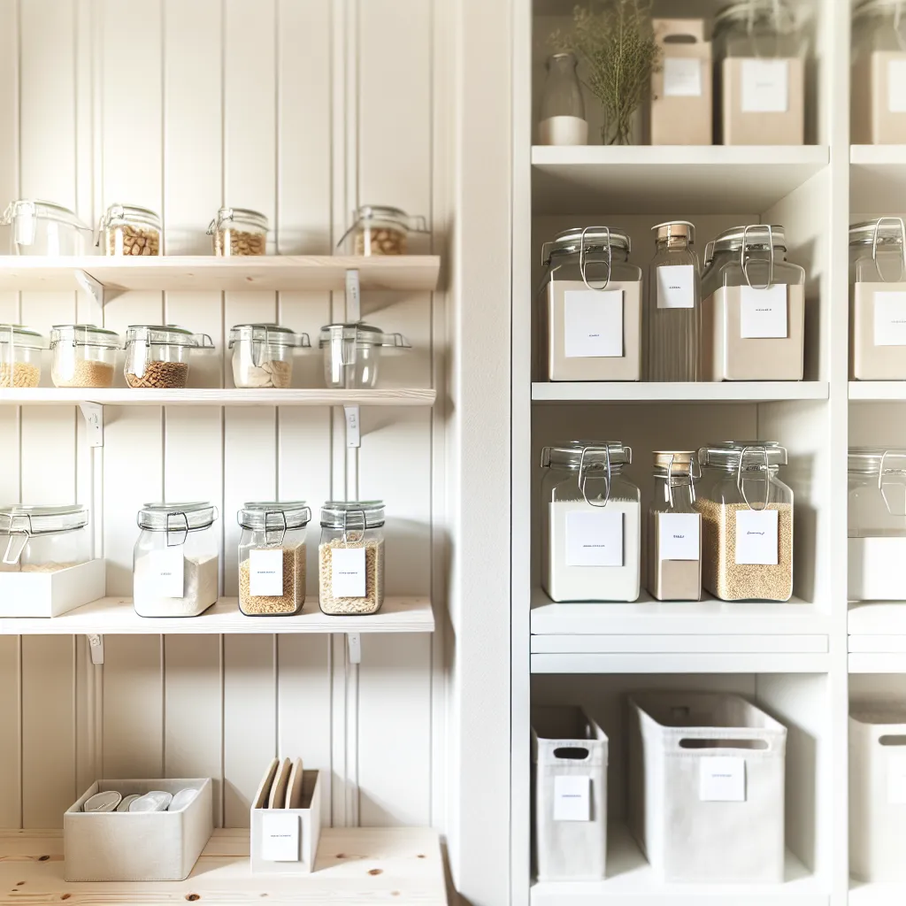 Nordic kitchen container organization